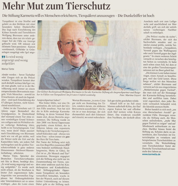 Kölner Stadtanzeiger | 24.09.2015